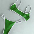 Minimalist Sporty Solid Color Bikini Set in Multiple Colors
