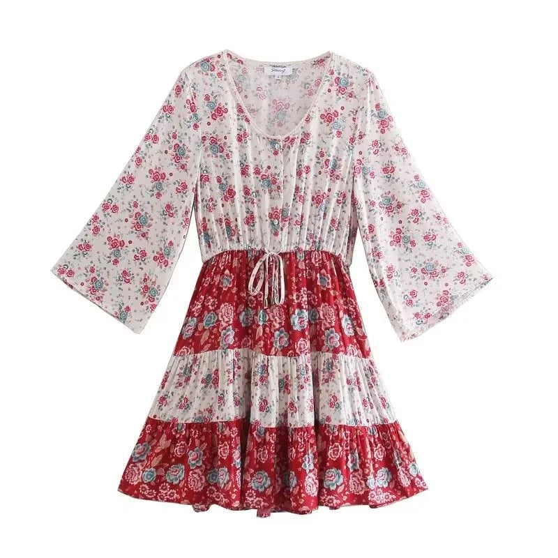 Summer Women Dress Positioning Rayon Dress
