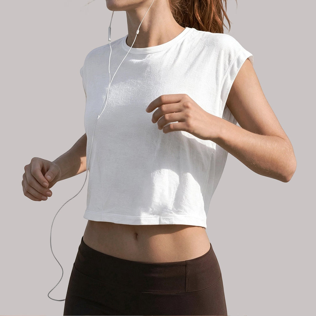 Summer Women Fitness Tops Running Quick Drying Clothes Sports T Shirts Yoga Pilates Training Wear Sleeveless For Summer