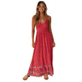 Summer Large Swing Women Clothing Bohemian V-neck Strap Floral Dress