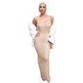 Summer Women Clothing Sexy Sleeveless Socialite Gathering Women Maxi Dress