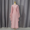 Summer Large Batwing Sleeve Loose Fitting Slim Fit Maxi Dress Women