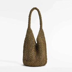 Shoulder Straw Bag Special Interest Design Portable Straw Bag Woven Bag Vacation Beach Bag Women Bag