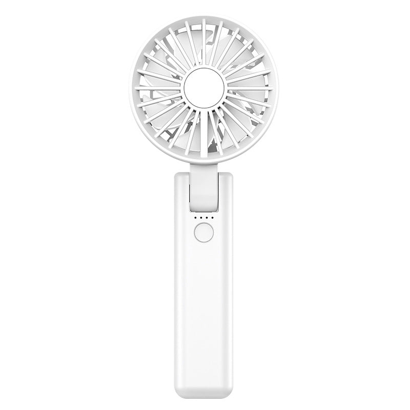 Mini Portable Handheld USB Fan with Base - 3-Speed Personal Fan