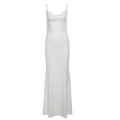 Summer Women Clothing Sexy Socialite Strap Backless Lace Maxi Dress
