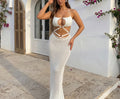 Casual Sexy Halter Hollow Out Cutout Dress