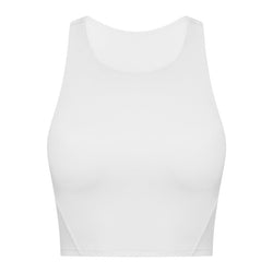 Spring Summer Pull High round Tie Chest Pad Yoga Vest Nude Feel Tight High Elastic Sports Fitness Top Women