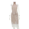 French Satin Champagne Slim Fit Sleeveless Top Low Waist Skirt Light Luxury Lady Twet Women