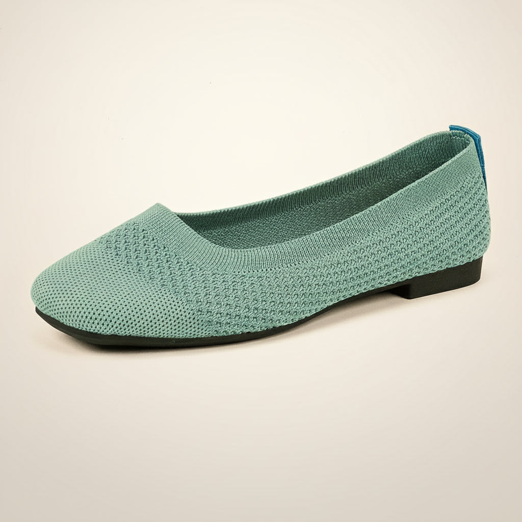 Flying Woven Mesh Shallow-Mouth Women’s Shoes