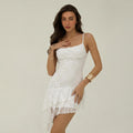 White Lace Cami Dress Women Clothing Summer Sexy Slim Dress