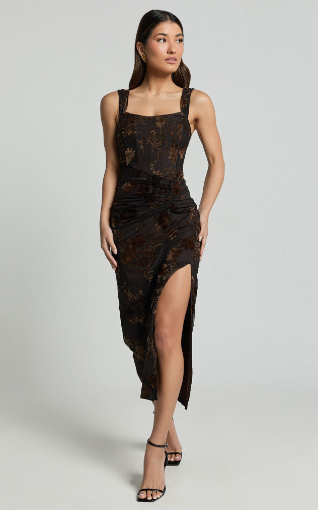 Dress Summer Women Clothing Slim Fit Slit Women Dress Women Clothing