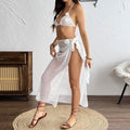 Women's Crocheted Beach Bikini Cover Up Halter Blouse