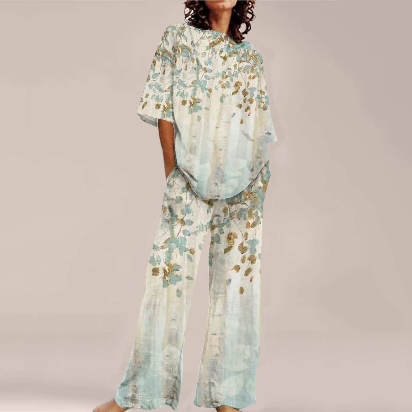 Fashion Personalized Women's 3D Printed Short Sleeve Suit