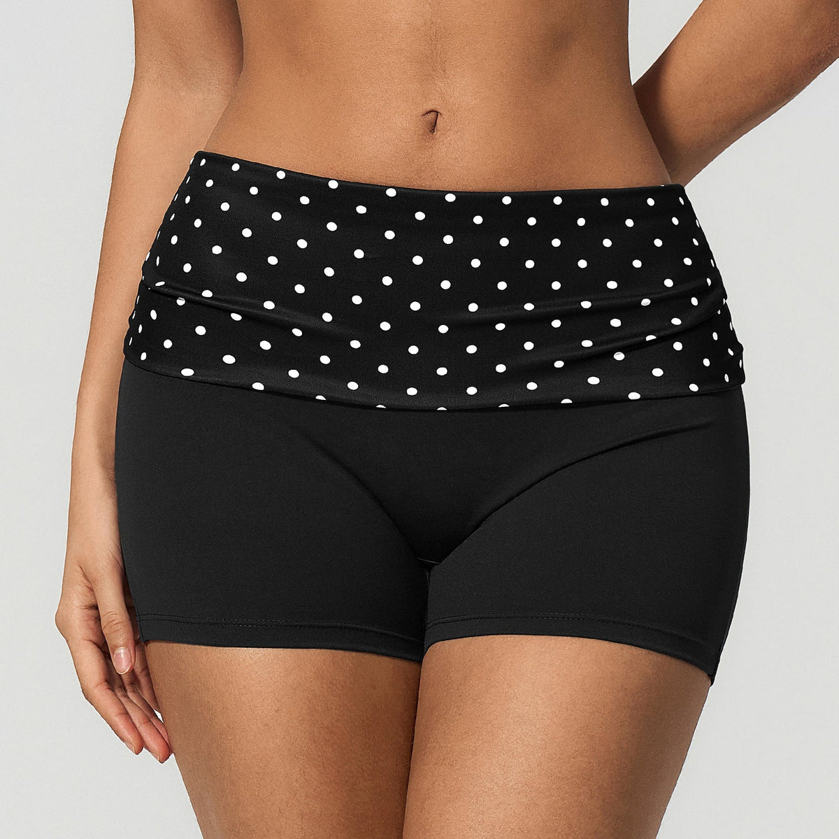 Summer Fitness Shorts Color Contrast Patchwork High Elastic Belly Contracting Hip Lifting Running Quick Drying Sports Shorts