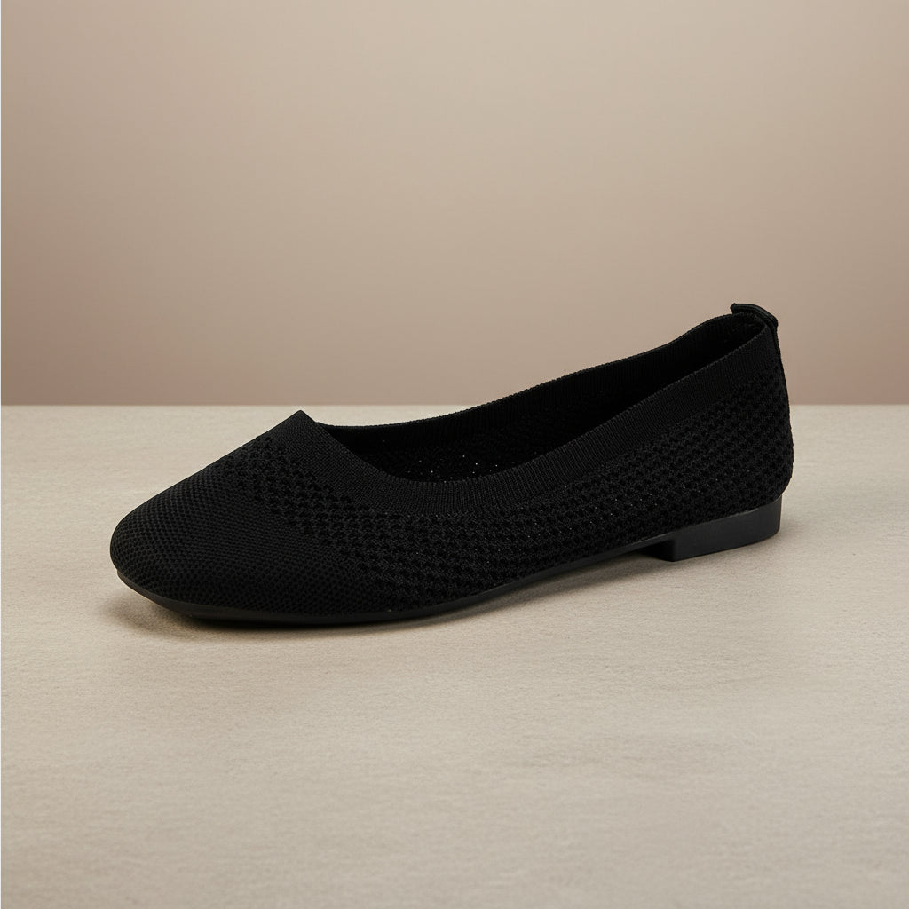 Women’s Flying Woven Mesh Shallow-Mouth Breathable Flats