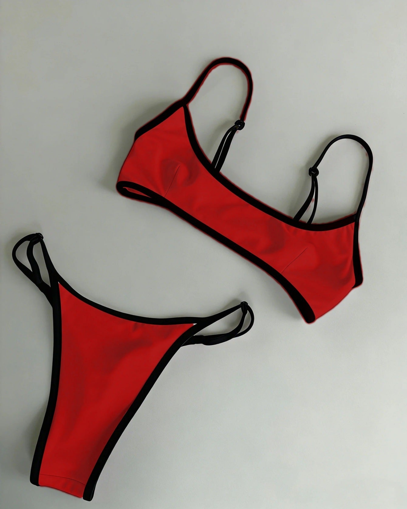 Minimalist Sporty Solid Color Bikini Set in Multiple Colors