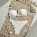 High Waist Geometric Print Bikini Set Boho Resort Vacation Wear