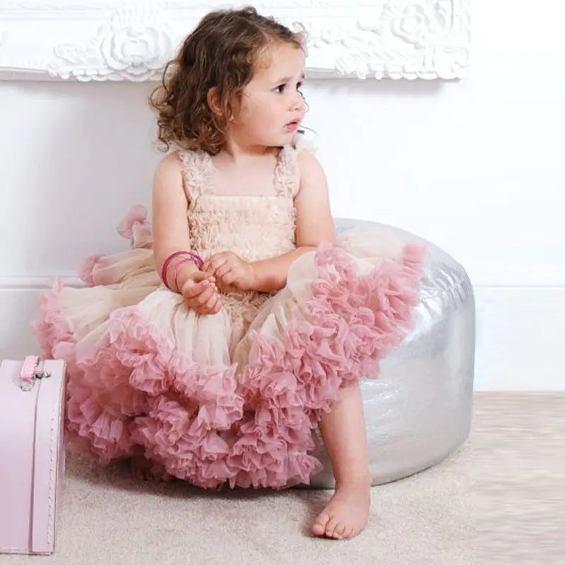 Kids Tulle Skirt, Tutu Dress, and Overall Dress