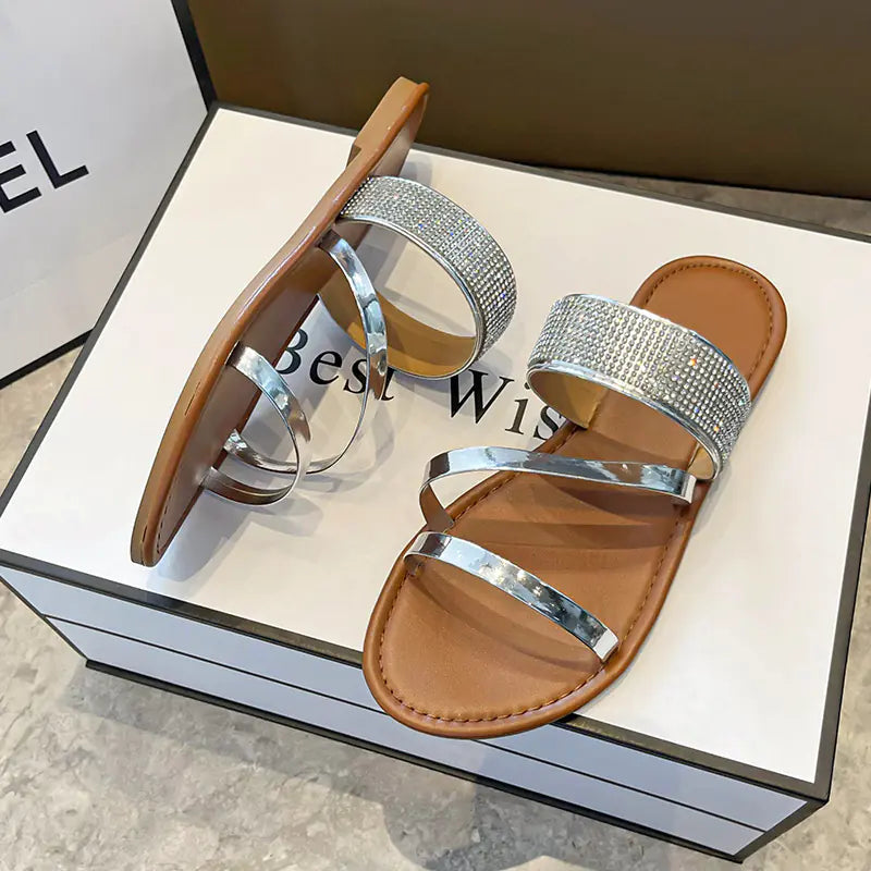 Women's Summer Fashion Flat Slippers and Beach Sandals