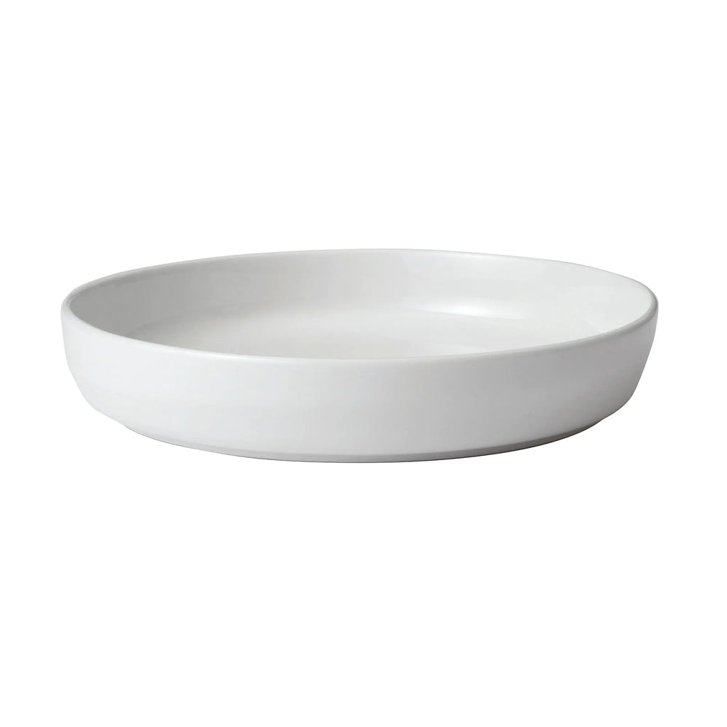 Libbey Austin 10 inch Porcelain Coupe Dinner Plate Dinnerware Set of 4 White