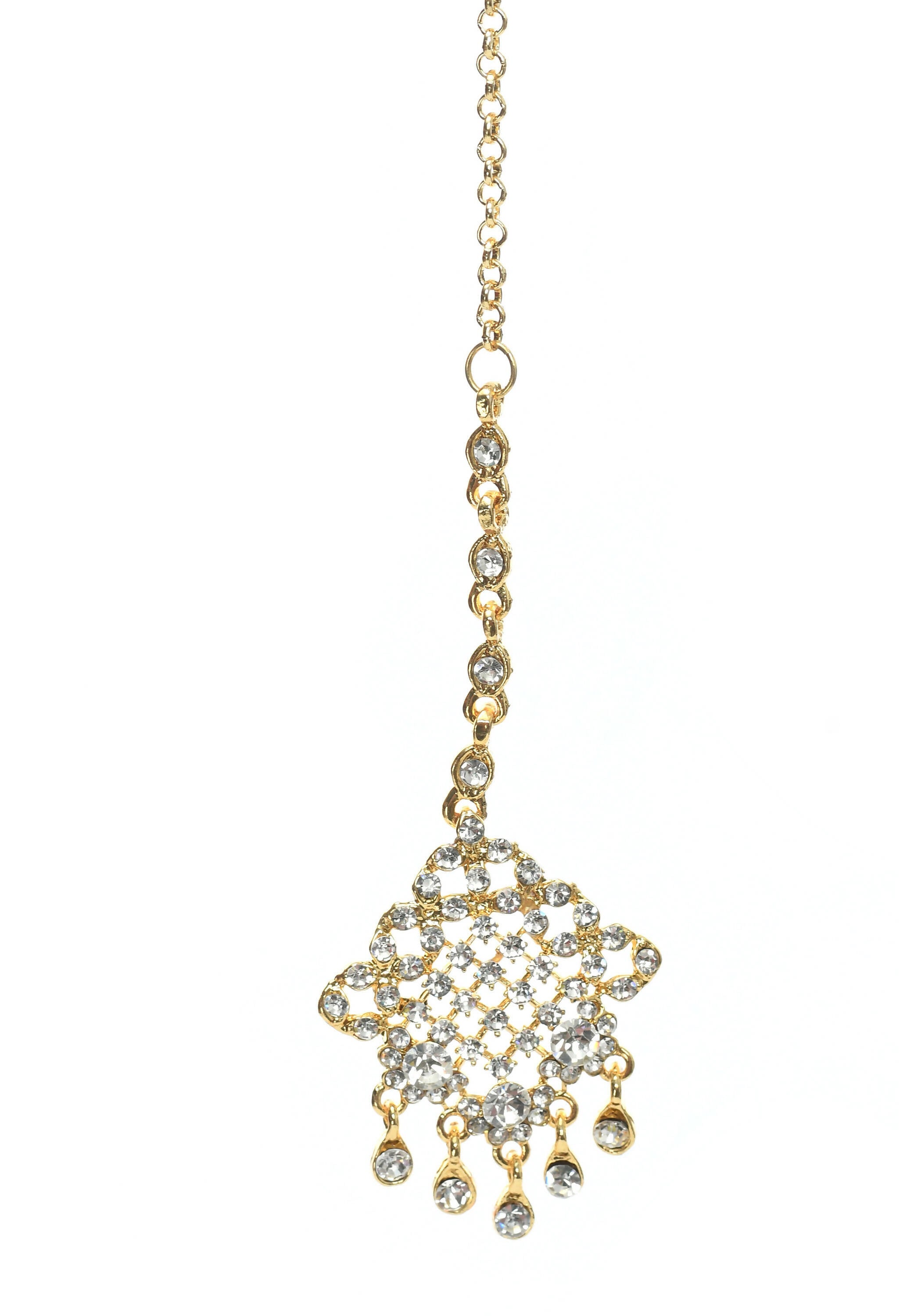 Traditional Rajwadi Golden Choker Necklace Set for Women