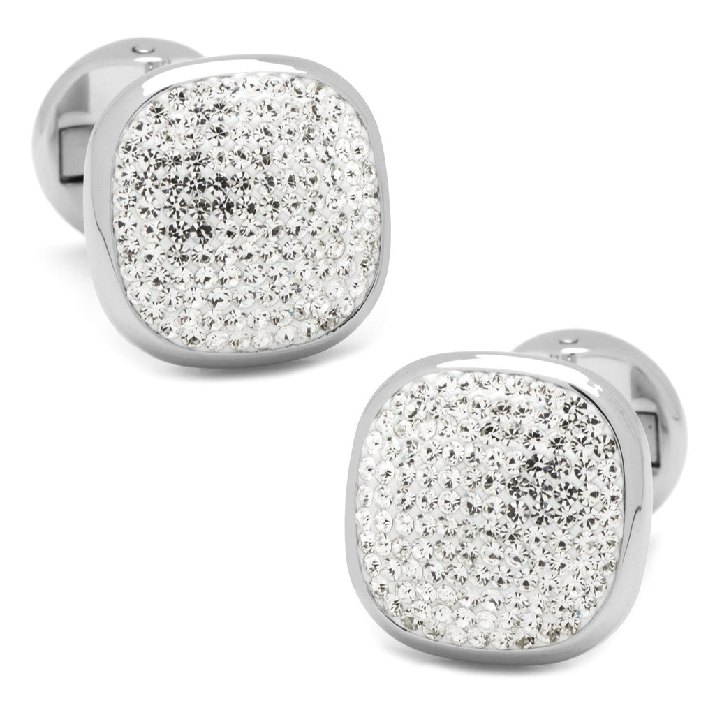 White Pave Crystal 5-Stud Set for Formal Wear and Tuxedo Shirts - Image 4