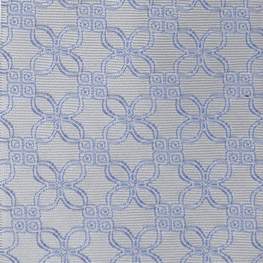 Gray Blue Art Deco Men's Tie