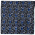 Navy Floral Pocket Square