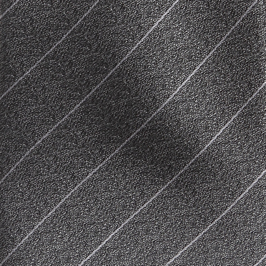 Woven Gray Stripe Men's Silk Necktie for Formal and Casual Wear - Image 5
