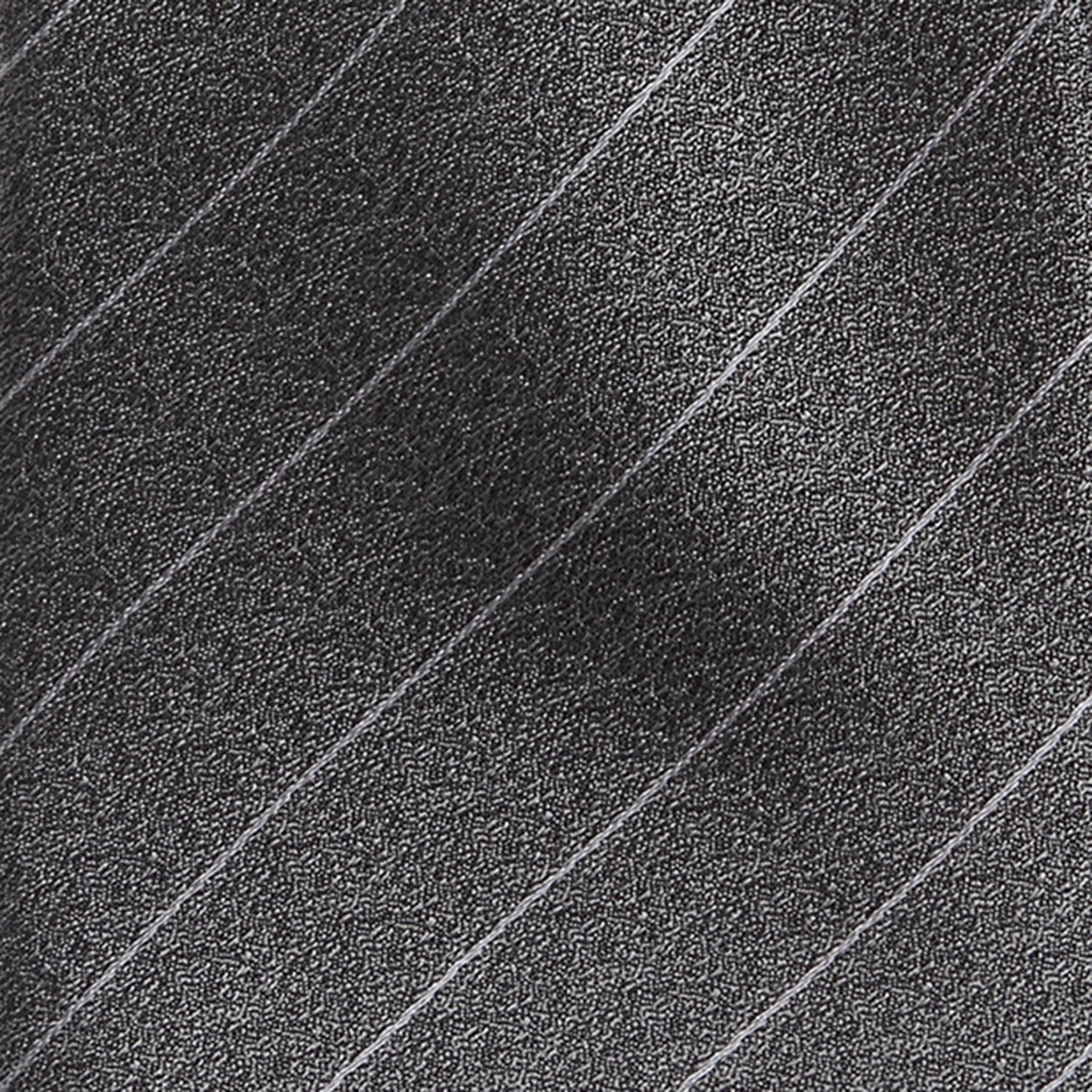 Woven Gray Stripe Men's Silk Necktie for Formal and Casual Wear - Image 5