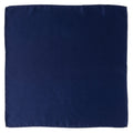 Navy Silk Pocket Square