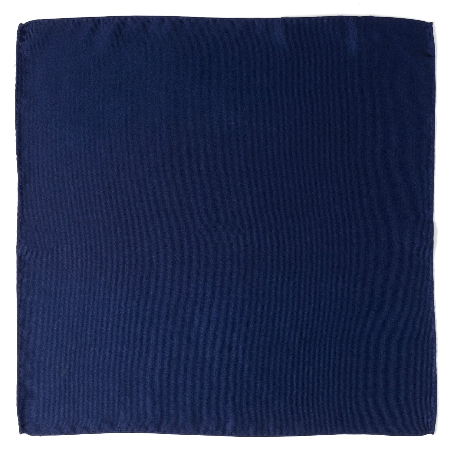Navy Silk Pocket Square