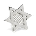 Star of David Stainless Steel Lapel Pin