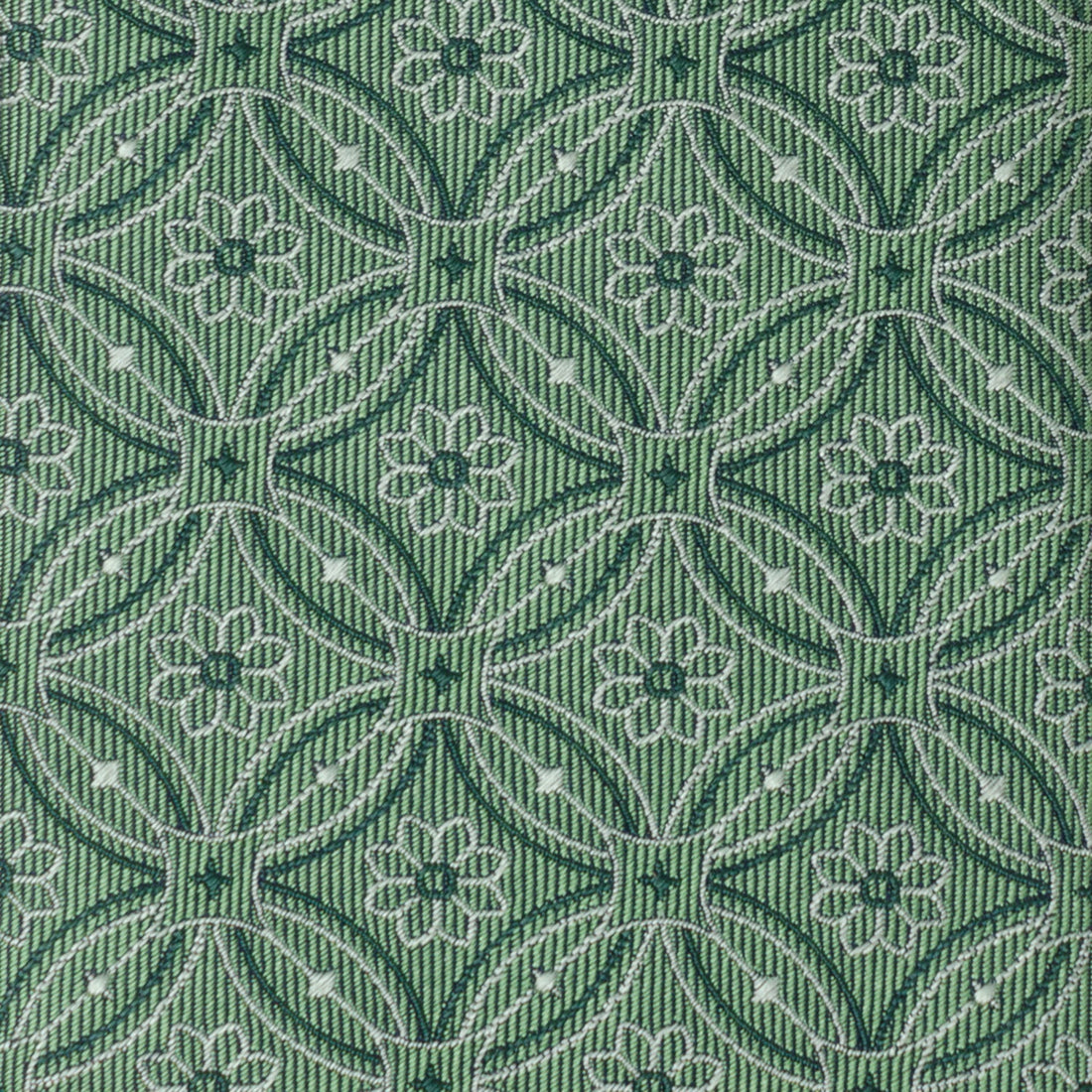 Watercress Green Tiled Men's Tie