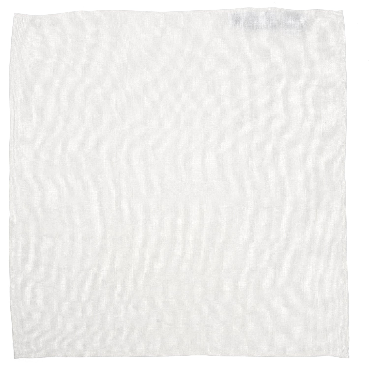 Cream Linen Pocket Square