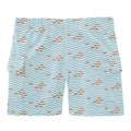 Print Cargo Shorts in Fresh Air Little Fishy