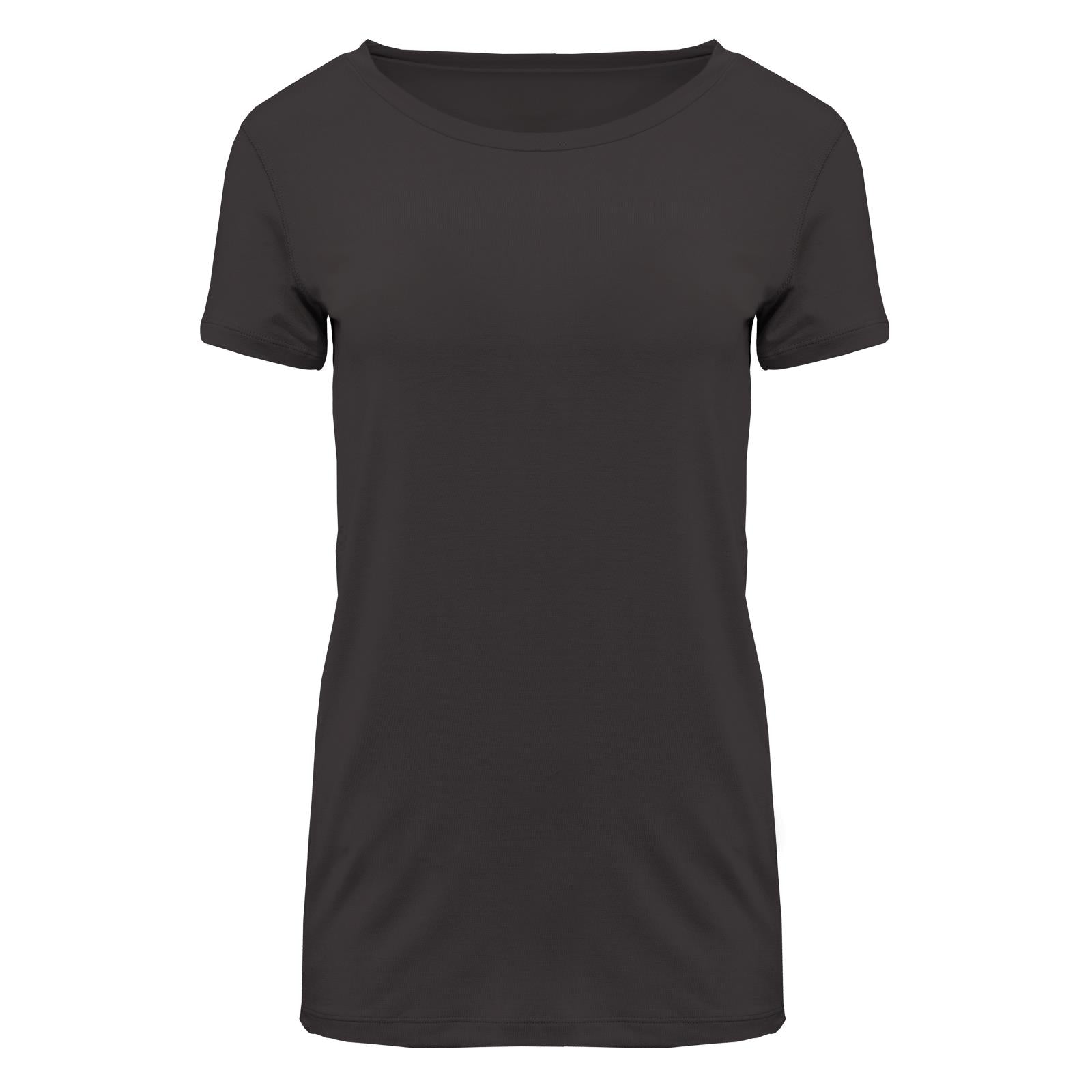 Women's Short Sleeve Relaxed Tee in Midnight Soft Bamboo