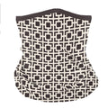Print Adult Luxe Gaiter in Midnight Box Lattice