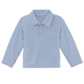 Long Sleeve Polo in Pond