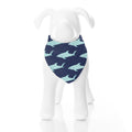 Print Dog Bandana in Flag Blue Sharky
