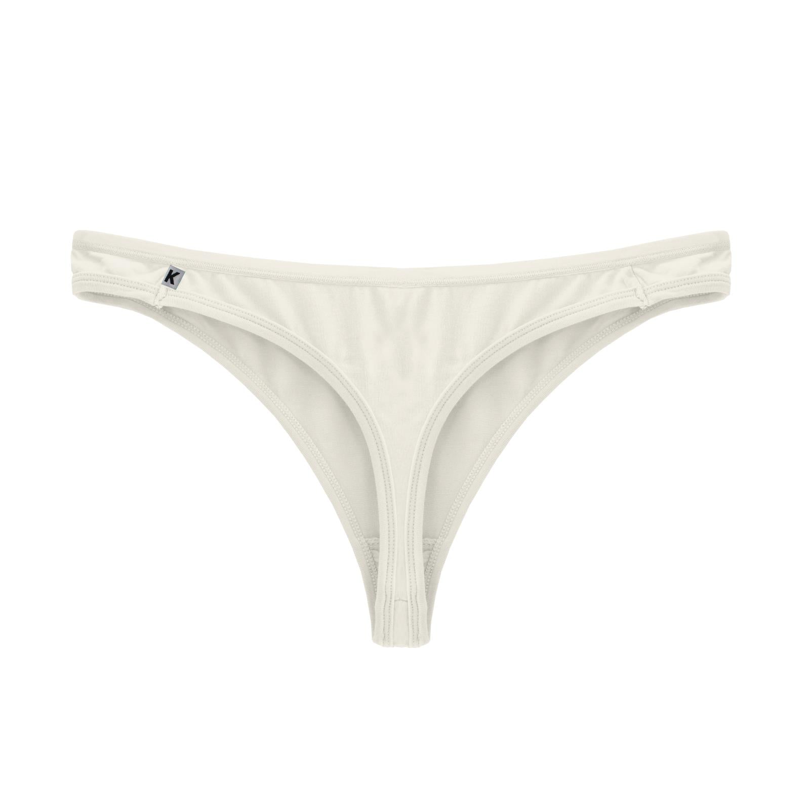 Women's Classic Thong Underwear in Natural
