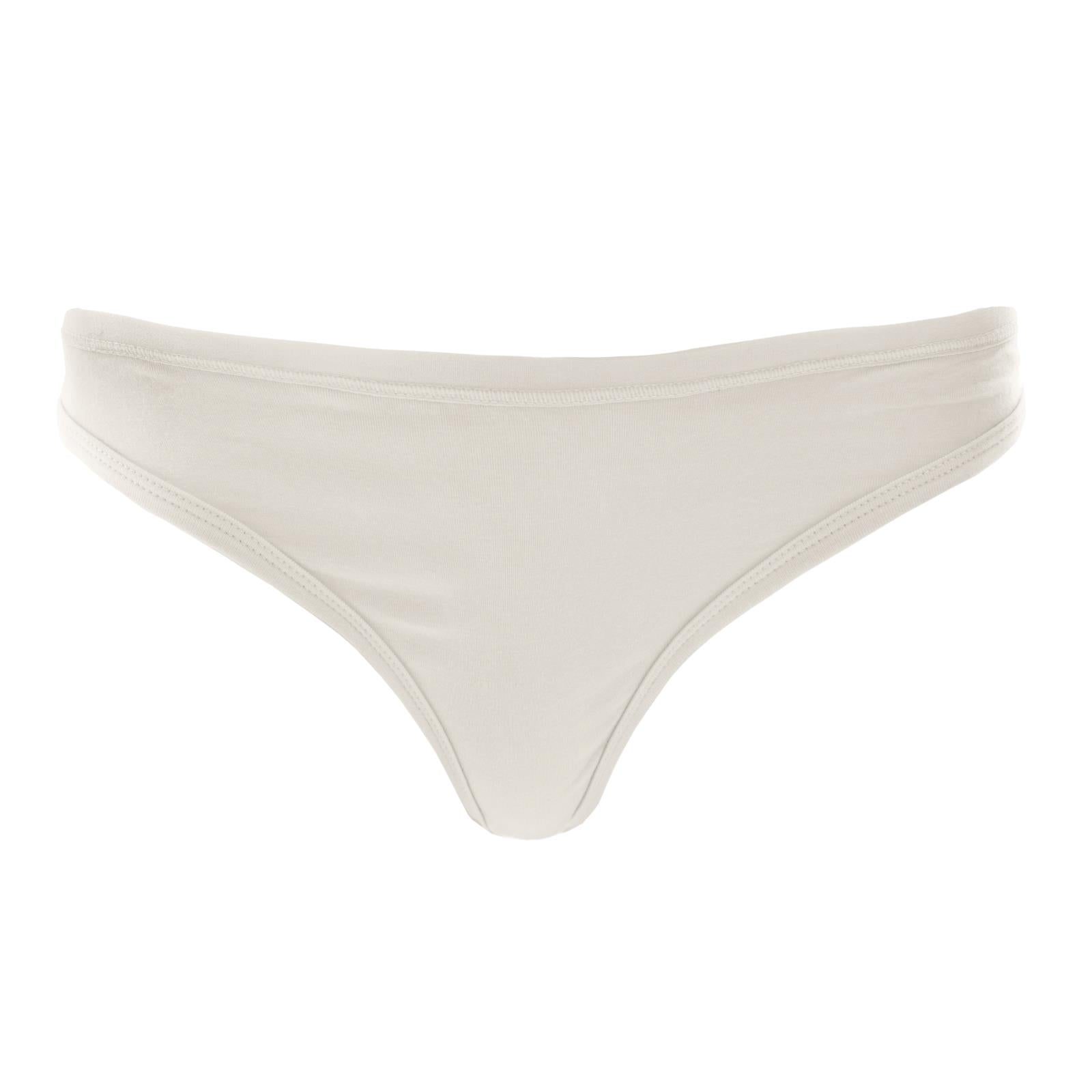 Women's Classic Thong Underwear in Natural