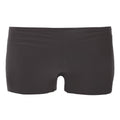 Women's boy short underwear in a solid Midnight colorway, displayed flat to show the low-rise fit and coverage.