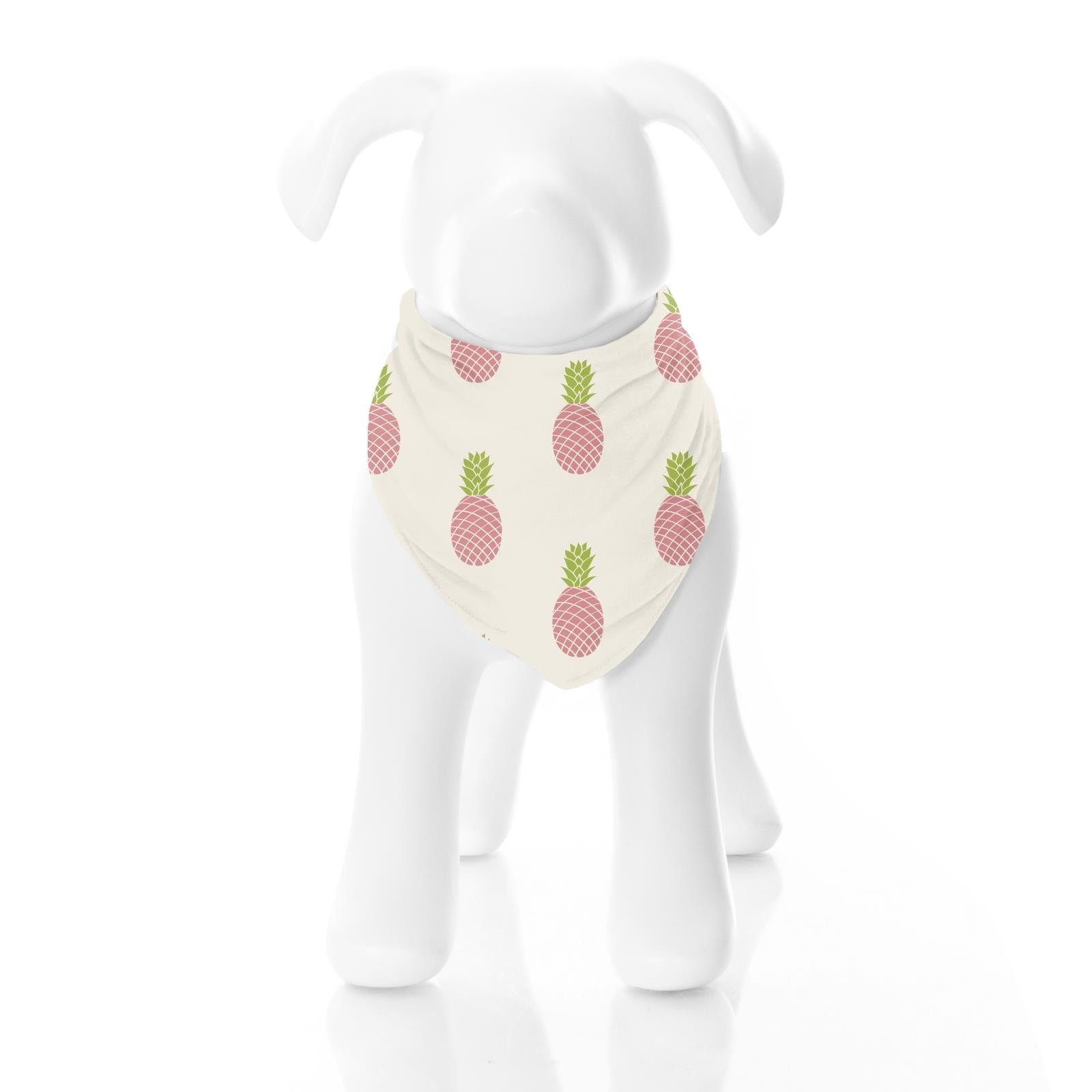 Print Dog Bandana in Strawberry Pineapples