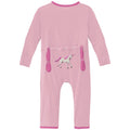 Applique Coverall with 2 Way Zipper in Cake Pop Prancing Unicorn