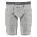 Men's Long Boxer Brief with Top Fly in Heathered Mist