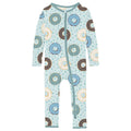 Print Coverall with 2 Way Zipper in Fresh Air Donuts and Sprinkles