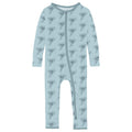 Print Coverall with 2 Way Zipper in Spring Sky Happy Tornado