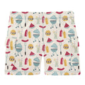 Print Cargo Shorts in Natural BBQ
