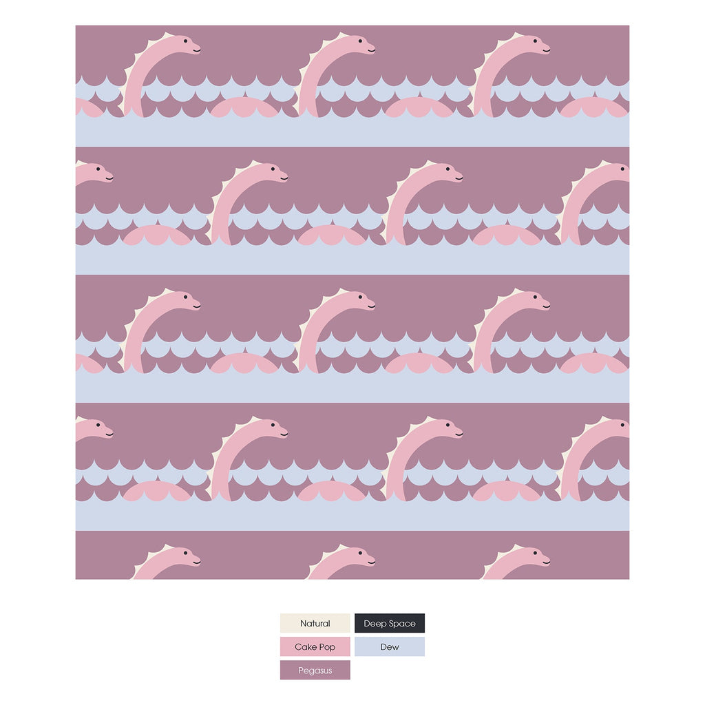 Print Convertible Sleeper with Zipper in Pegasus Sea Monster